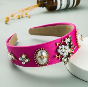Serre-tête abeille en cristal baroque et perles, style européen et américain, accessoire de mariage pour femme, idéal pour les boutiques de détail - Vente chaude - Product Image 5