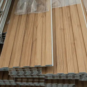 Hot Sale Teak Oberfläche Holz PVC Wand paneel Wpc Deckenplatten