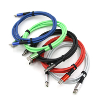 Bon prix d'usine USB-C à USB-C câble de données de charge rapide 3A cordon de charge rapide pour Huawei/téléphone intelligent