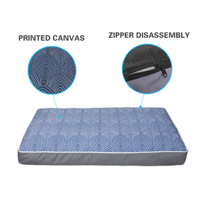 Manufacturer Wholesale Pattern Print Canvas Washable Cotton Stuffed Pet <b>Cushion</b> <b>Bed</b> Dog Pad - Product Image 4