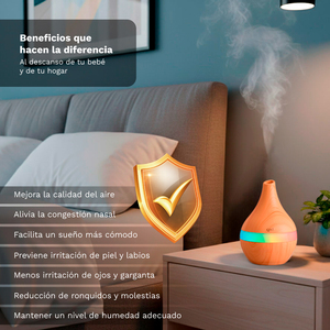 Nature Mist 300W Humidifier And <b>Aroma</b> <b>Diffuser</b> Wood Color - Product Image 2