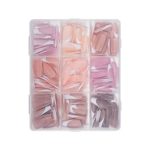 <span class=keywords><strong>Uñas</strong></span> artificiales acrílicas <span class=keywords><strong>de</strong></span> PMMA duraderas, diseño desnudo blanco degradado Simple, fácil aplicación, puntas cuadradas <span class=keywords><strong>cortas</strong></span>, <span class=keywords><strong>uñas</strong></span> a presión - Product Image 1