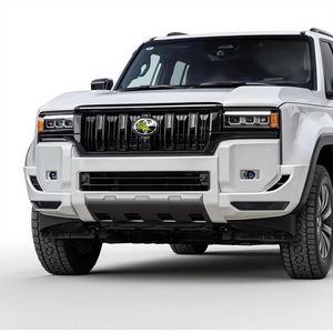 T-oyota LC250 Grille <span class=keywords><strong>VX</strong></span> haut de gamme blanche 1 jeu pour mise à niveau frontale <span class=keywords><strong>Prado</strong></span> 2023-2024 et amélioration du style tout-terrain - Product Image 2