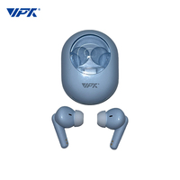 Casque audio numérique transparent à succès, casque audio sans fil portable intra-auriculaire, écouteurs TWS