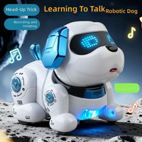Jouet éducatif pour la petite enfance : Chien robot intelligent avec lumières, musique, effets spéciaux, mouvements réalistes et voix pour enfants
