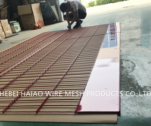 उच्च सुरक्षा स्टील जाल बढ़त संरक्षण बाधा, निर्माण स्थल अस्थायी बाधा बाड़ प्रणाली - Product Image 3