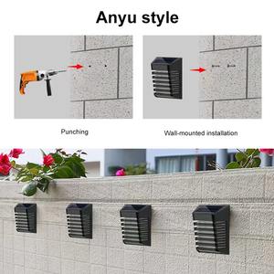 Lampe solaire LED pour clôture, IP54, étanche, pour extérieur, murale, mode respiration/continu, idéale pour jardin, escalier, allée, cour. - Product Image 6