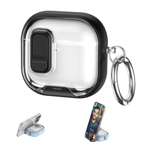 Coque intégrale transparente rigide et souple avec clip de fixation, support, anti-poussière, anti-jaunissement en PC+TPU pour Pro 2 3 4, plusieurs couleurs