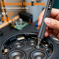 Tournevis électrique sans fil rechargeable à batterie lithium-ion de qualité professionnelle 3,6 V multifonction 200 tr/min 3 réglages de couple