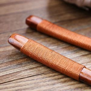 Ensemble de couverts portables en bois de Nanmu massif, style japonais, anti-brûlure, pour cuisine, comprenant cuillère, fourchette et baguettes - Product Image 4