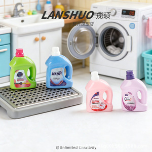 Set de Joyería en Miniatura de Resina Plástica 3D, Manualidades con Efecto de Goteo de Aceite, Llavero DIY, Adorno de Escritorio, Decoración para Coche - Product Image 3