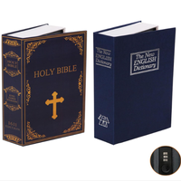 Boîte de rangement secrète personnalisée en forme de livre avec serrure à combinaison pour clés cachées
