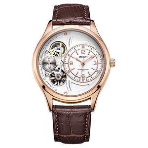 Reloj de pulsera para hombre, diseño esqueleto, resistente al agua, moderno, de cuarzo - Product Image 4