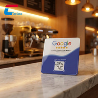Plaque NFC étanche 100 mm x 100 mm, étiquette NFC en époxy, cartes de commentaires Google NFC