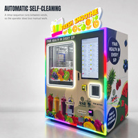 Distributeur automatique de smoothies commercial, machine à smoothies en libre-service, mixeur automatique, fabricant de boissons aux fruits frais pour les exploitants commerciaux