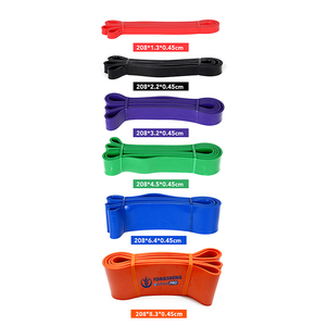 Tali latihan resistensi kebugaran Gym Set Theraband Latex <span class=keywords><strong>Loop</strong></span> tinggi kekuatan elastis warna disesuaikan & Logo Yongsheng - Product Image 3