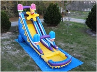 Piscine gonflable de toboggan de 27'H Popsicle Screamer avec la glissière de glissement n à vendre