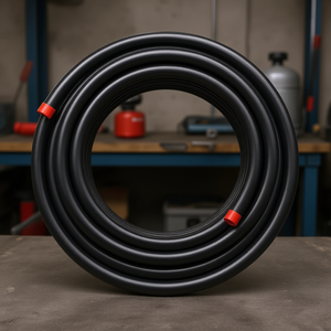 Kit de Sistema de Tuberías de Aire para Taller, HDPE Negro, 3/4 Pulgadas x 100 Pies, Piezas para Compresor Industrial - Product Image 2