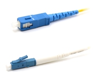 Câble de raccordement en fibre optique LC-SC monomode OS2 9/125um 3.0mm LSZH jaune, cordon de raccordement réseau RoHS pour commutateur FTTH, routeur