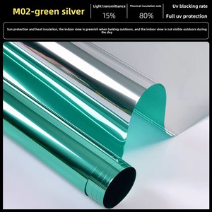 एक तरफा परिप्रेक्ष्य सनस्क्रीन गर्मी इन्सुलेशन फिल्म बेडरूम लिविंग रूम बालकनी खिड़की एंटी-पीप ग्लास फिल्म सनरूम विला फिल्म - Product Image 6