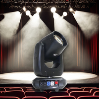 BFlight Sharpy Dj Light Beam Spot Mini 250W Moving Head Light Blanc Contrôle DMX512 Zoom 9-30 Ampoules Halogènes IP33 pour Parc à Thème et Scène