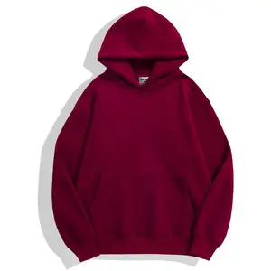 Heren Custom Logo Hoodies Fleece Sweatshirt Zwaar Gewicht 500G Oversized Trui Hoodies Sweatshirts