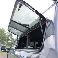 Fabricant professionnel de toit rigide pour pick-up, coque de camping avec fenêtres coulissantes en aluminium pour pick-up de 5,5 à 6,5 pieds