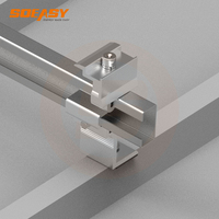 Support de montage solaire en acier au carbone Q235B galvanisé pour toiture en tôle ondulée, support PV industriel OEM