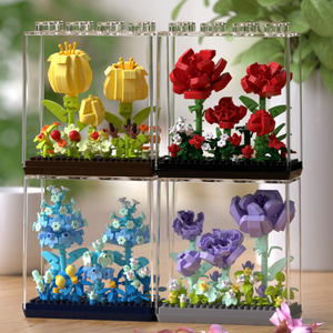 Ewige Baustein Blumen Baustein Blumen Pflanzen Kinder Baustein Spielzeug Kompatibel mit anderen - Product Image 2