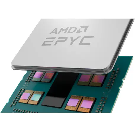 เซิร์ฟเวอร์ CPU ดั้งเดิม,สำหรับ AMD EPYC 9554 100-000000790 9004เซอร์โวโปรเซสเซอร์ LGA6096 64คอร์3.1Ghz CPU 9554