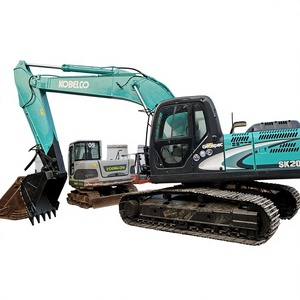 Excavadora Kobelco SK200 de 22 Toneladas con Cucharón de Excavación, Equipo de Construcción Usado, Motor Hitachi, Válvula Kawasaki - Product Image 1