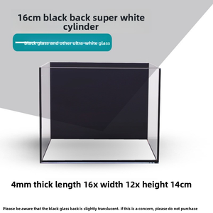 Aquarium Nano Rectangulaire Moderne Sud-Américain en Verre Ultra-Clair pour Bureau et Chambre, Écologique, pour Plantes Aquatiques et Aquascaping - Product Image 5