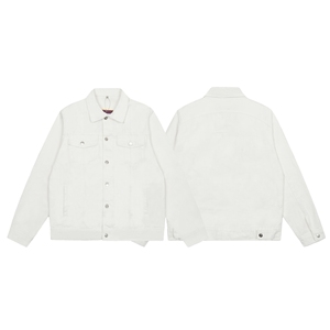 แจ็กเก็ตยีนส์วินเทจสำหรับผู้ชายแจ็กเก็ตผ้าเดนิมมีโลโก้ออกแบบได้ตามต้องการ - Product Image 5