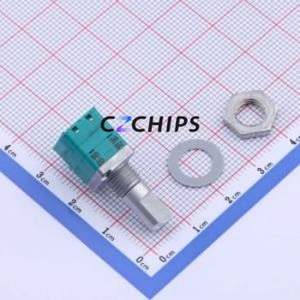 Résistance/potentiomètre réglable RK0971111Z32, composant traversant (THT), résistance 50 kOhm 20 % 50 mW 1 - Product Image 1