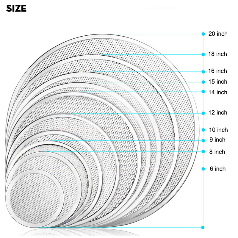 Aluminum Mesh Pizza Pan Screen