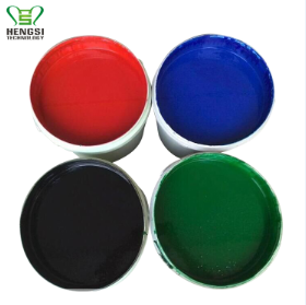 Plastisol mực in lụa Màn hình màu vàng đậm sôi động thiết kế cho vải Logo Màn hình in ấn tất cả các loại vải cũng được sử dụng - Product Image 3