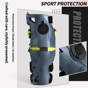 Genouillères de protection personnalisables pour moto tout-terrain T Brand <span class=keywords><strong>MX</strong></span> X8 R avec stabilisateur d'axe exosquelette mobile et coudières - Product Image 2