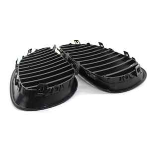Calandre avant noire mate BMW E60 E61 pour pare-chocs Série 5 2004-2009, pièce en plastique ABS, modèle A E60 Y - Product Image 3
