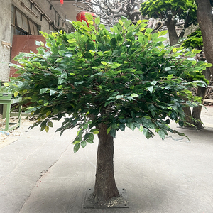 Nuovo piccolo albero di Ficus di seta finta 4ft tavolo di nozze centrotavola decorazione piccolo fiore artificiale albero con pianta verde foglia - Product Image 1