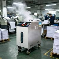 Nettoyeur industriel à glace sèche pour le nettoyage et l'entretien des moteurs de soufflerie et des évaporateurs de systèmes de climatisation automobile