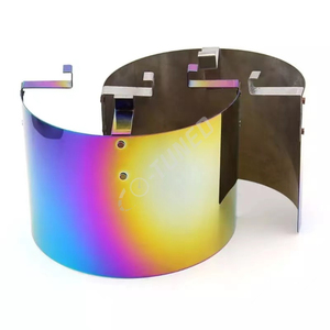 Tấm Chắn Nhiệt Bộ Lọc Khí Cách Nhiệt Cho Xe Hơi Bằng Titan Màu Xanh Dương & Carbon Thông Dụng - Product Image 6