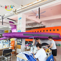 Modèle d'avion gonflable sur mesure d'événement extérieur pour annoncer le grand avion gonflable d'avion
