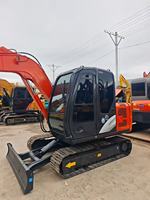 Mini-excavatrice d'occasion Hitachi ZX 60 à bas prix, 6 tonnes, d'origine japonaise, machines d'occasion, excavatrice de seconde main à vendre