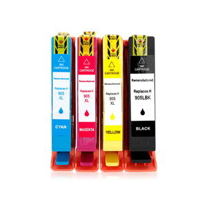 Cartouches d'encre compatibles 905XL cyan, magenta, jaune, noir, pour imprimantes HP OfficeJet Pro 6950 6956 6960 6970 - Product Image 1