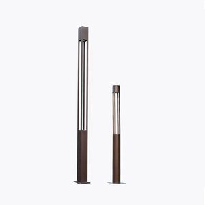 เสาไฟสวนอลูมิเนียมทันสมัย ไฟ LED 2700K แสงสีขาวนวล IP66 AC 220V พร้อมเซ็นเซอร์ตรวจจับความเคลื่อนไหว พลังงานแสงอาทิตย์ ปรับความสว่างได้ สำหรับภายนอกอาคาร - Product Image 5