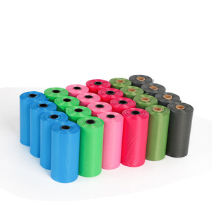 Saco de Plástico Ecológico para Coleta de Fezes de Cães com Logotipo Personalizado, Padrão, Cor e Aroma, com Sacos para Coletor de Fezes para Uso Externo - Product Image 1