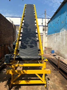 Cinta transportadora de goma de acero inoxidable profesional para carga/alimentación de minas de arena y grava para uso en plantas de fabricación - Product Image 6