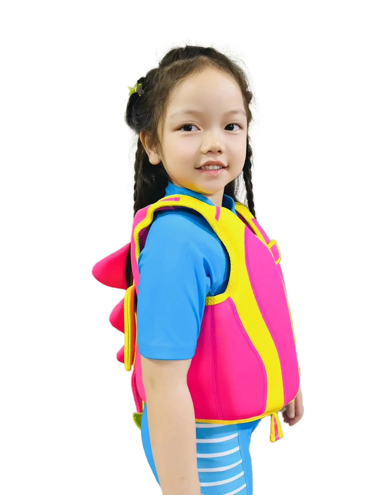 Neoprene Kids Life Jacket Pink Children Swim Jacket Toddler Float Swimming Aid for 3-9 Years Old Boys   Girls Swim Vest