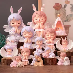 Wholesale poly resin Cute angels figurine home decor accessories fairy tale figurines baby fairy figurines
