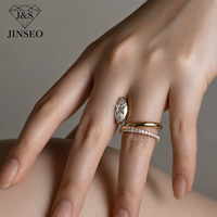 Diamante Cultivado en Laboratorio, Corte Pera, Pulido, VVS, Color Sólido, Minimalista, de Alta Calidad, Personalizado, para Joyería